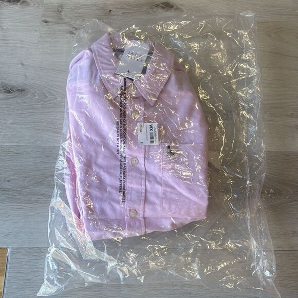 Jack Wills 100% Cotton Wadsworth Oxford Shirt Pink size small NWT in packaging - Picture 2 of 3